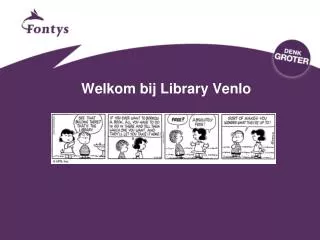 welkom bij library venlo