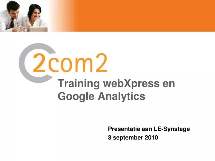 training webxpress en google analytics