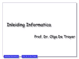 inleiding informatica
