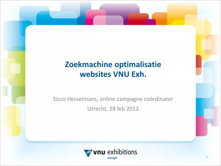 zoekmachine optimalisatie websites vnu exh