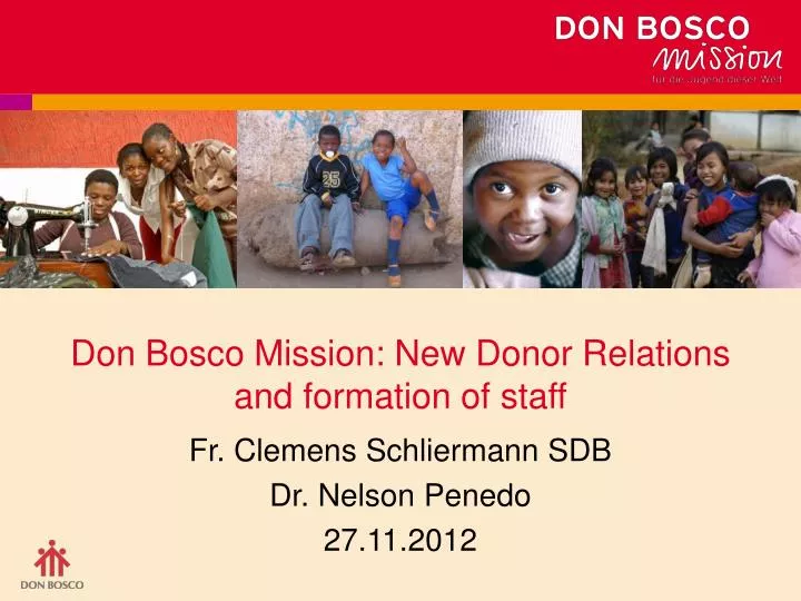don bosco mission new donor relations and formation of staff