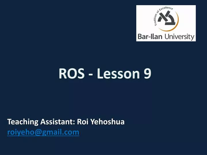 ros lesson 9