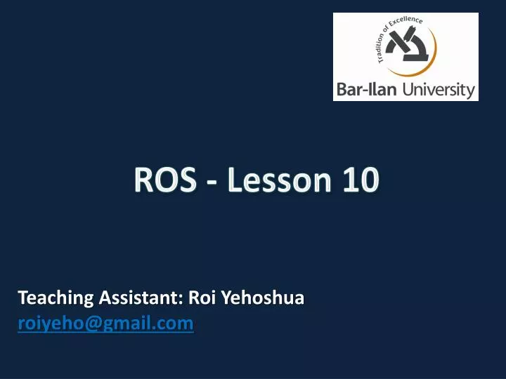 ros lesson 10