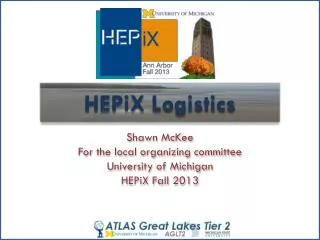 HEPiX Logistics