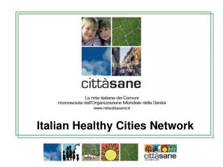 Italian Healthy Cities Network