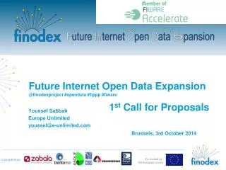 Future Internet Open Data Expansion @ finodexproject # opendata # fippp # fiware