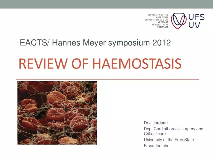 review of haemostasis