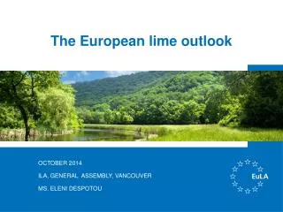 The European lime outlook