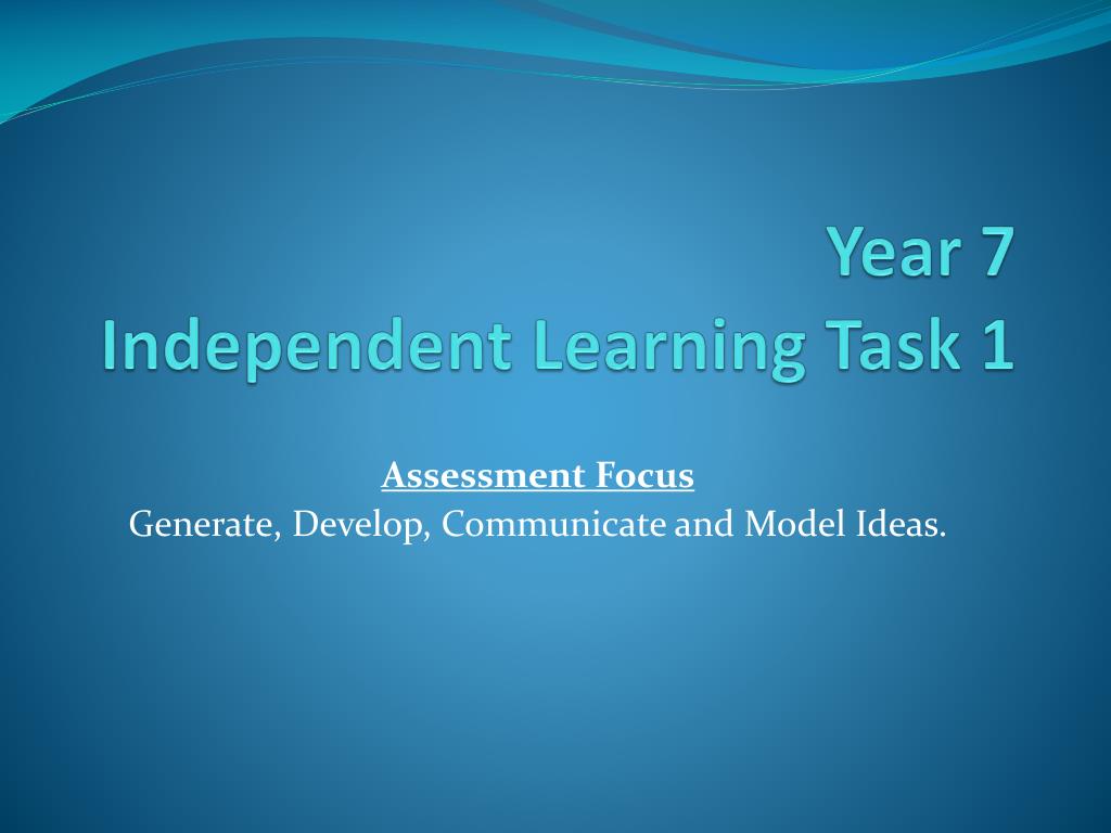 PPT - Year 7 Independent Learning Task 1 PowerPoint Presentation, free ...