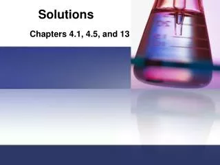 Solutions