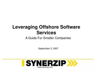 Leveraging Offshore Software Services
