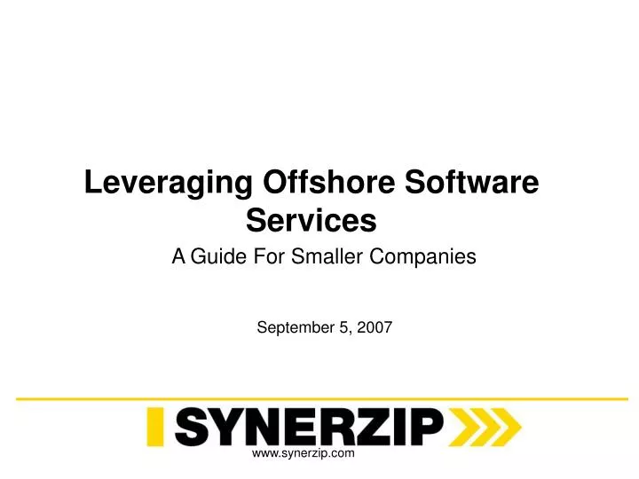 leveraging offshore software services