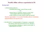 Possible offline software organisation in UK - slide 1