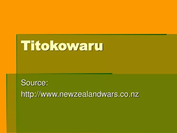 titokowaru