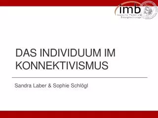 das individuum im konnektivismus
