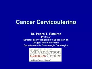 Cancer Cervicouterino