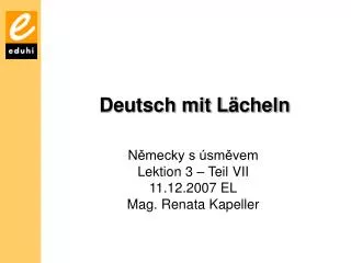deutsch mit l cheln