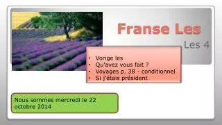 franse les