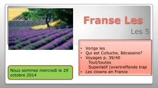 franse les