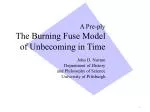The Burning Fuse - slide 1