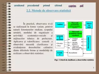 2 2 metode de observare statistic
