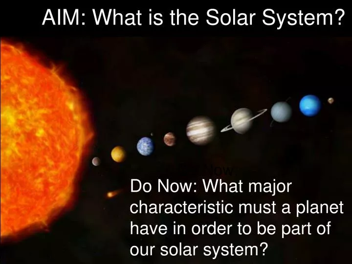 aim what is the solar system