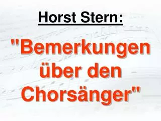 horst stern