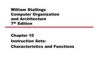 william stallings computer organization and architecture 7 th edition