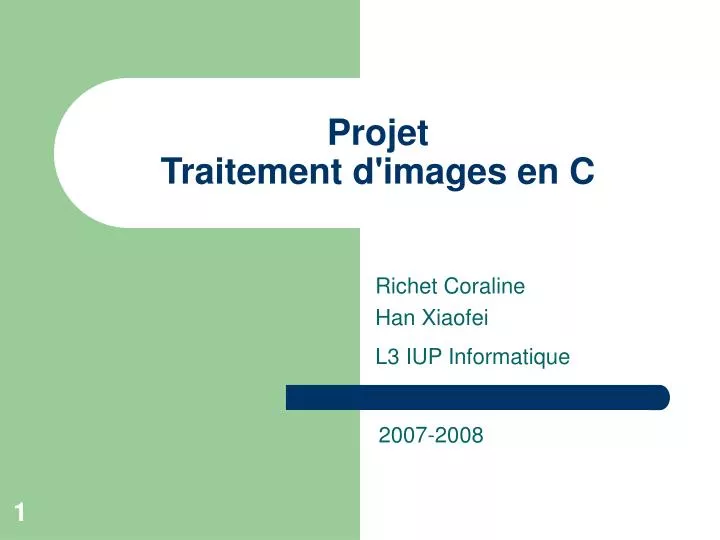 projet traitement d images en c