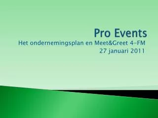 pro events