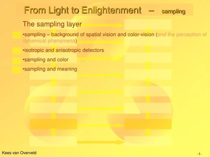 from light to enlightenment sampling