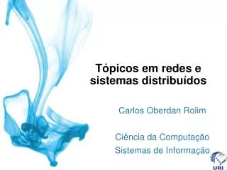 t picos em redes e sistemas distribu dos