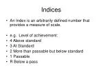 Indices - slide 1