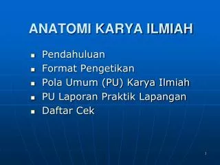 anatomi karya ilmiah