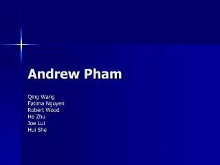 Andrew Pham