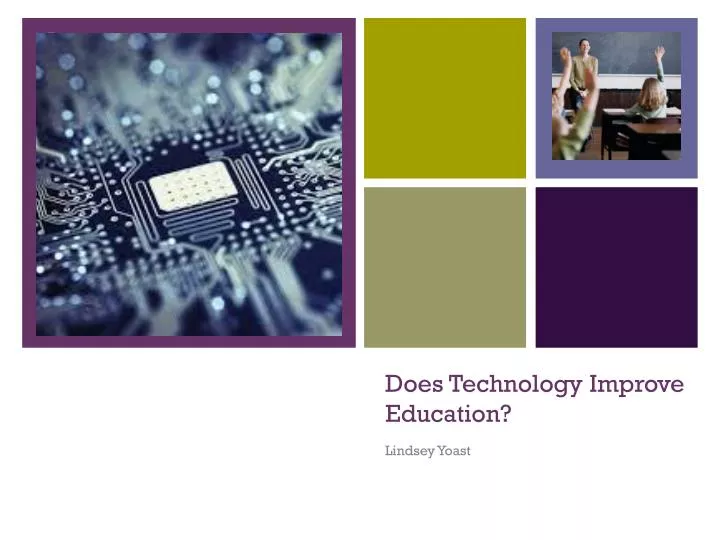 does technology improve education