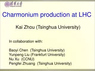 Charmonium production at LHC