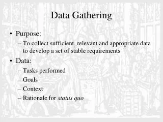 Data Gathering