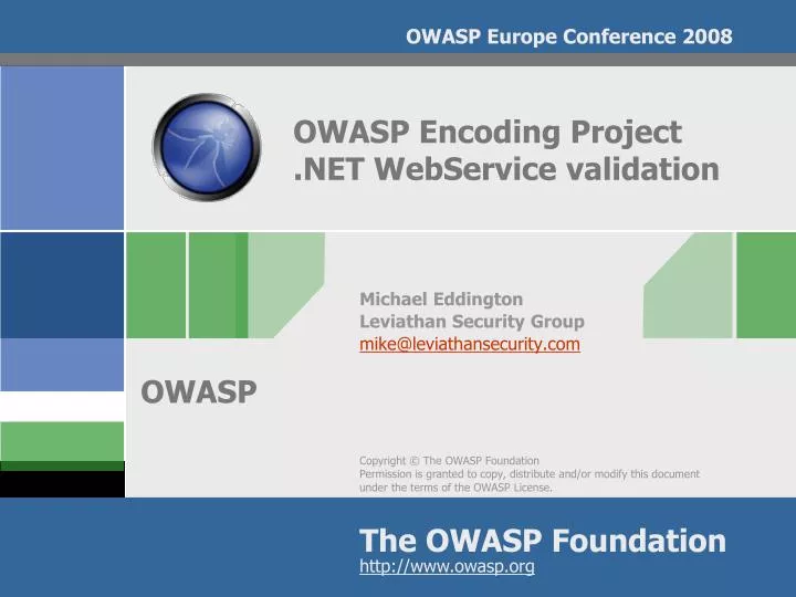 owasp encoding project net webservice validation