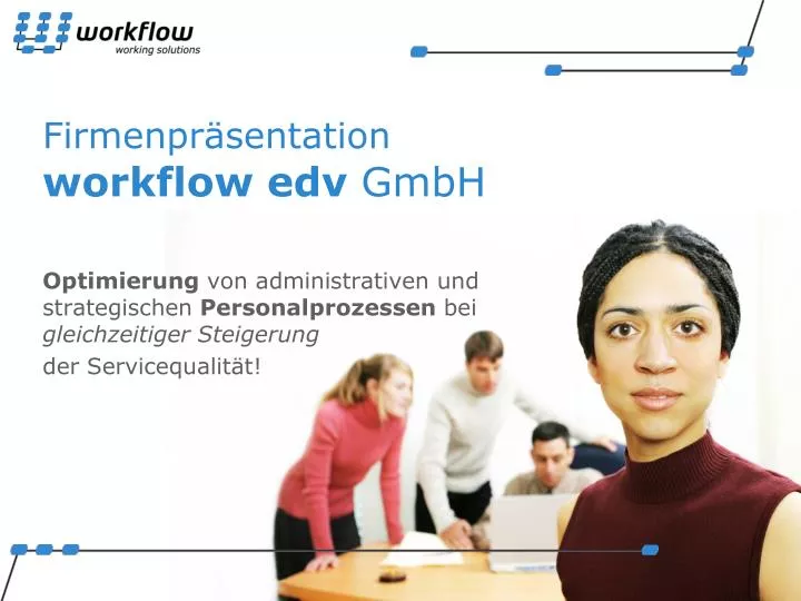 firmenpr sentation workflow edv gmbh