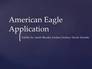 American Eagle Application
