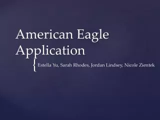 american eagle application