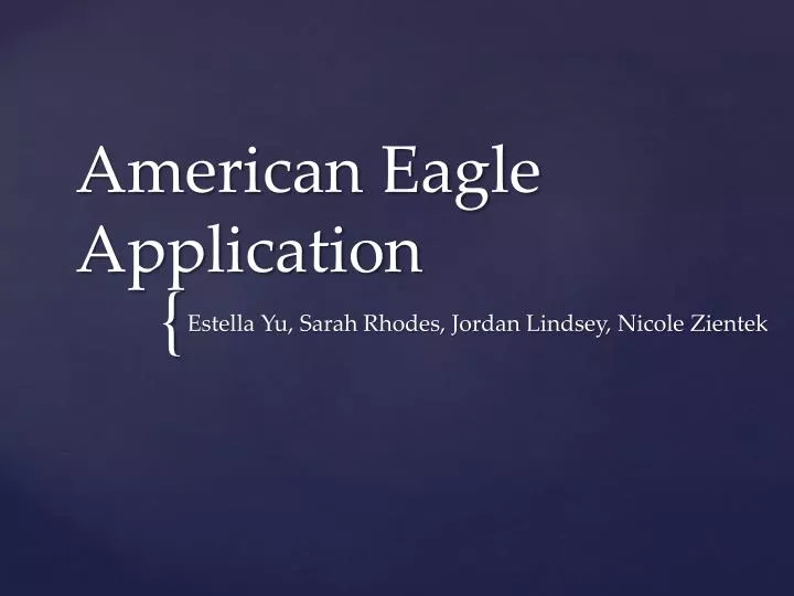 american eagle application