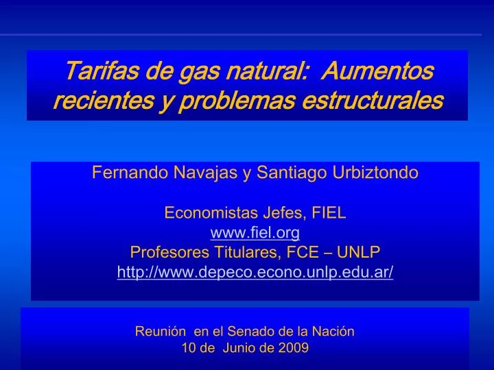 tarifas de gas natural aumentos recientes y problemas estructurales