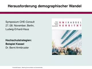 herausforderung demographischer wandel