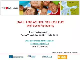 safe and active schoolday well being partnership