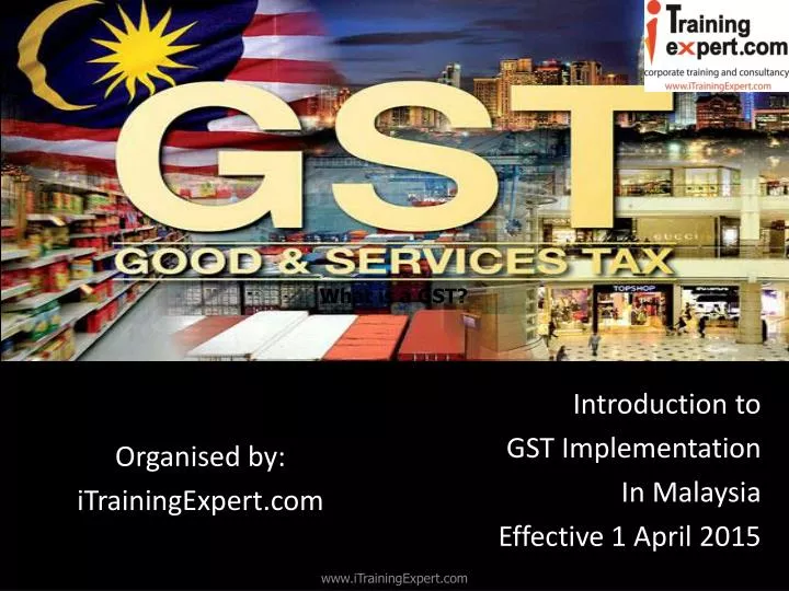 goods and services tax gst