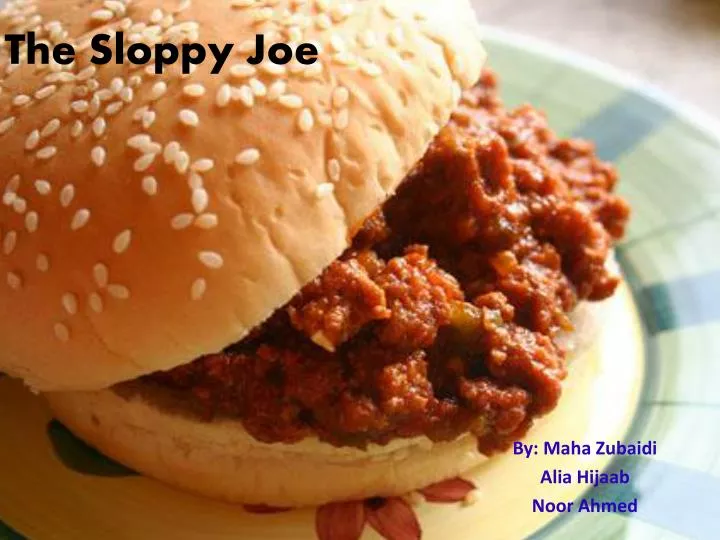 the sloppy joe