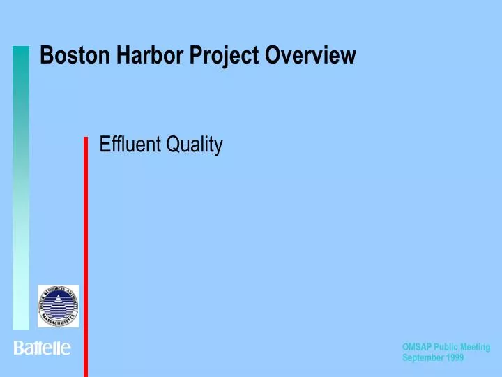 boston harbor project overview