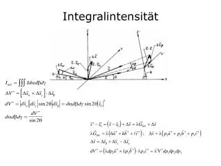 integralintensit t